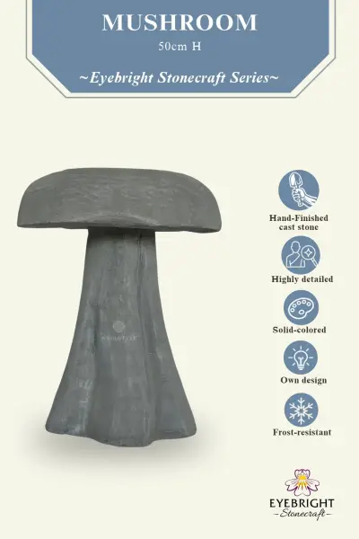 Product image of the product “Mushroom, 50 cm Height | cast stone ”